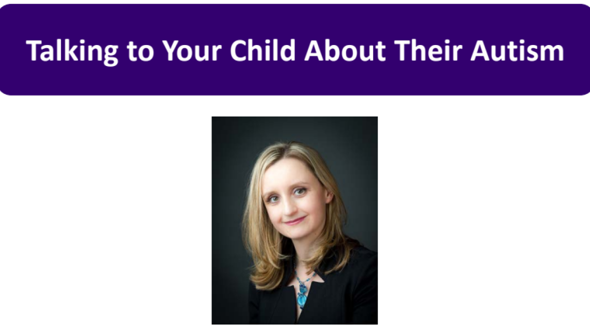 Virtual UW Autism Center How To Talk To Your Child About Autism